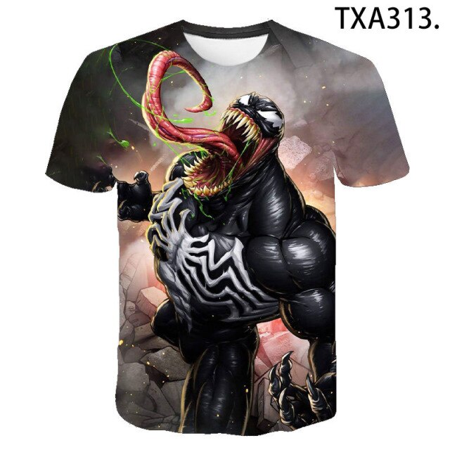 2020 New Fashion Summer T shirt Men Women Children Superhero Venom 3D Printed Tshirt Casual Boy Girl Kids Cool Tee Shirts