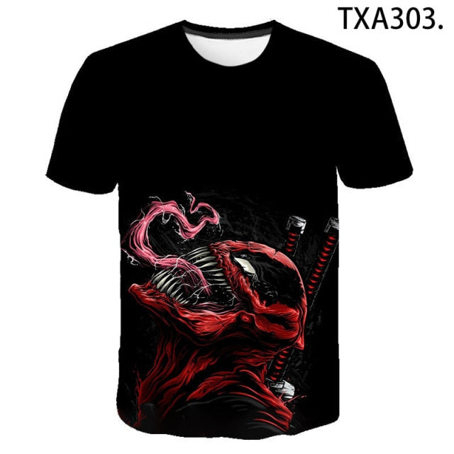 2020 New Fashion Summer T shirt Men Women Children Superhero Venom 3D Printed Tshirt Casual Boy Girl Kids Cool Tee Shirts