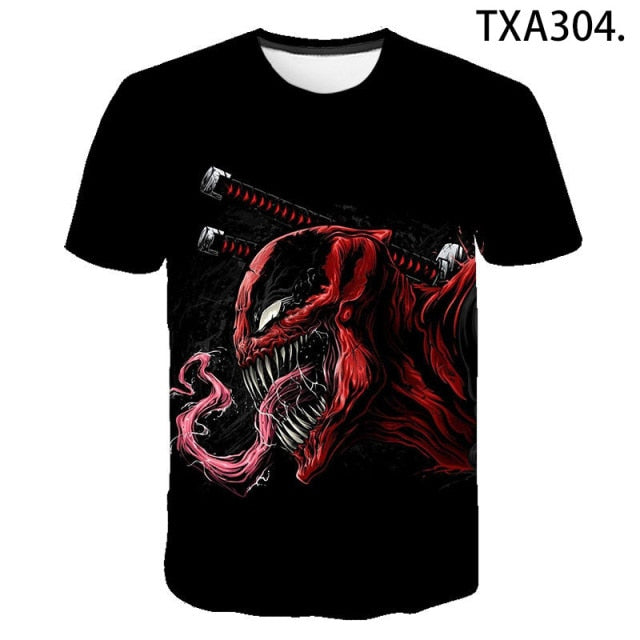 2020 New Fashion Summer T shirt Men Women Children Superhero Venom 3D Printed Tshirt Casual Boy Girl Kids Cool Tee Shirts