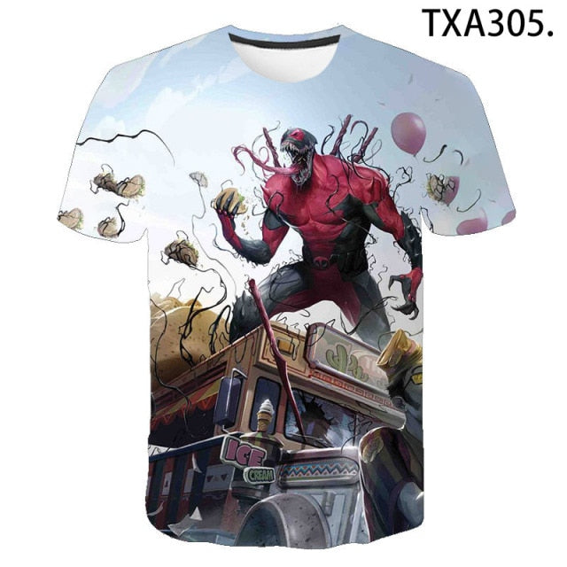 2020 New Fashion Summer T shirt Men Women Children Superhero Venom 3D Printed Tshirt Casual Boy Girl Kids Cool Tee Shirts