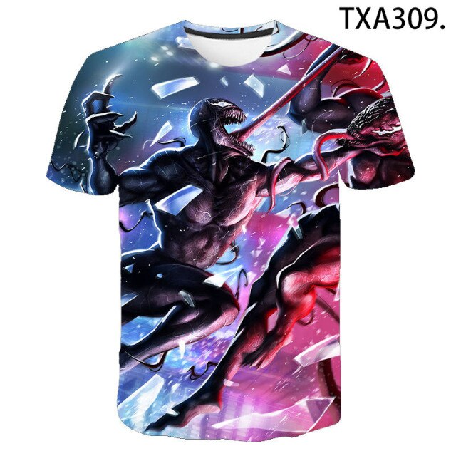 2020 New Fashion Summer T shirt Men Women Children Superhero Venom 3D Printed Tshirt Casual Boy Girl Kids Cool Tee Shirts