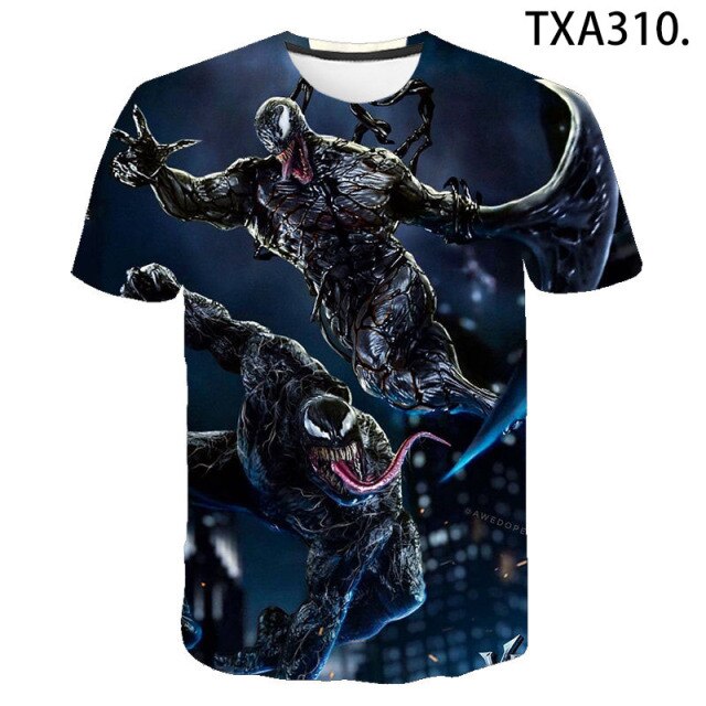 2020 New Fashion Summer T shirt Men Women Children Superhero Venom 3D Printed Tshirt Casual Boy Girl Kids Cool Tee Shirts