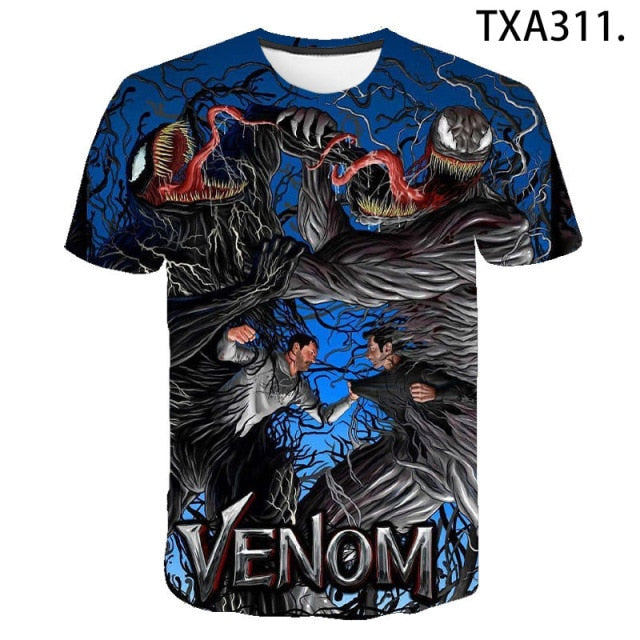 2020 New Fashion Summer T shirt Men Women Children Superhero Venom 3D Printed Tshirt Casual Boy Girl Kids Cool Tee Shirts