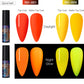 Luminous Nail Gel Glow In Dark Fluorescent Neon UV LED Semi Permanent Soak Off Gel Varnish Lighting In Night Nail Art Varnish