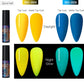 Luminous Nail Gel Glow In Dark Fluorescent Neon UV LED Semi Permanent Soak Off Gel Varnish Lighting In Night Nail Art Varnish