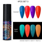 Luminous Nail Gel Glow In Dark Fluorescent Neon UV LED Semi Permanent Soak Off Gel Varnish Lighting In Night Nail Art Varnish