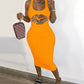 New Summer Fashion Leopard Lips Sleeveless S-5XL Plus Size Dress Sexy Casual Basic Midi Dress Club Bodycon Tight Dresses Women