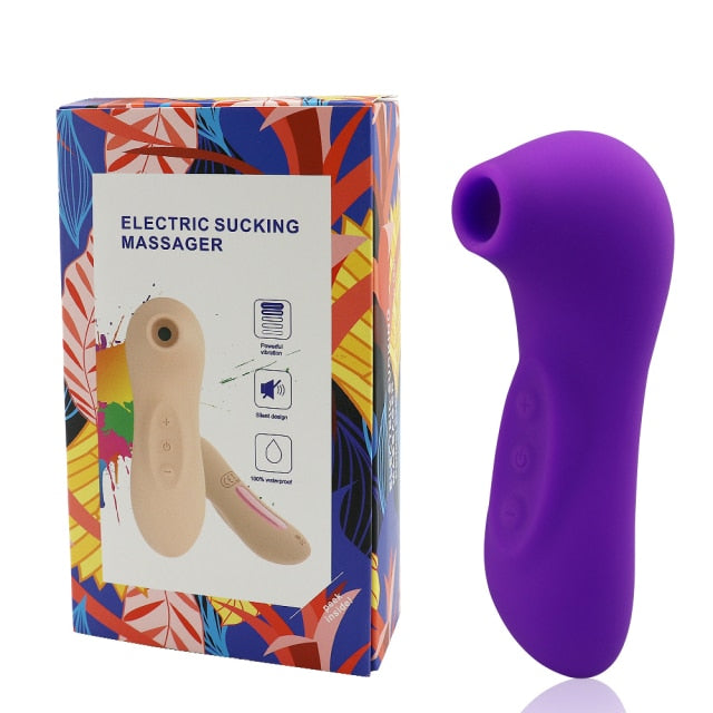 Clit Sucker Vibrator Blowjob Tongue Licking G Spot Massage Clitoris Stimulator Nipple Sucking Erotic Sex Toys for Women Sexo