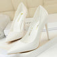 BIGTREE Shoes Women Pumps Fashion High Heels Shoes Black Pink White Shoes Women Wedding Shoes Ladies Stiletto Women Heels 2021
