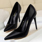 BIGTREE Shoes Women Pumps Fashion High Heels Shoes Black Pink White Shoes Women Wedding Shoes Ladies Stiletto Women Heels 2021