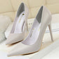 BIGTREE Shoes Women Pumps Fashion High Heels Shoes Black Pink White Shoes Women Wedding Shoes Ladies Stiletto Women Heels 2021