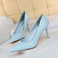 BIGTREE Shoes Women Pumps Fashion High Heels Shoes Black Pink White Shoes Women Wedding Shoes Ladies Stiletto Women Heels 2021