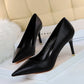 BIGTREE Shoes Women Pumps Fashion High Heels Shoes Black Pink White Shoes Women Wedding Shoes Ladies Stiletto Women Heels 2021
