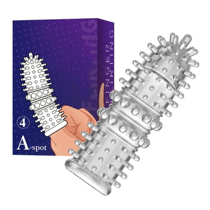 Finger Sleeve Vibrator G Spot Massage Silicone Adult Masturbation Sex Massage Exotic Accessories Sex Vibrator Toys for Women