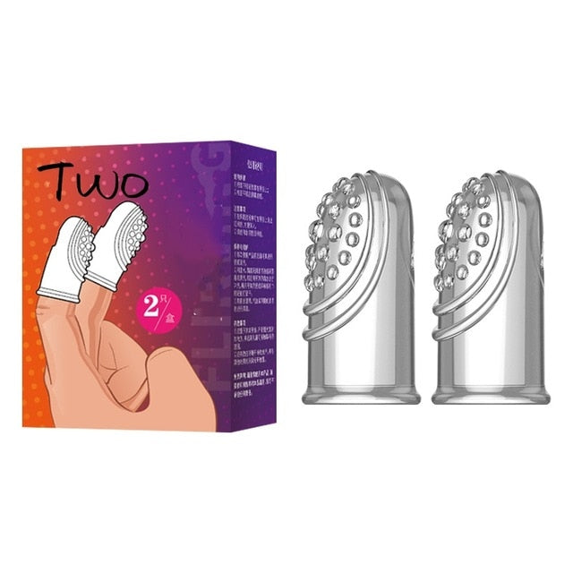 Finger Sleeve Vibrator G Spot Massage Silicone Adult Masturbation Sex Massage Exotic Accessories Sex Vibrator Toys for Women