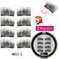 MB New 8Pcs Magnet Mink Lashes 100% Magnetic Eyelashes Natural Hair False Eye lashes 3D Fake Lash Fluffy Faux Cils magnetique