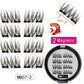MB New 8Pcs Magnet Mink Lashes 100% Magnetic Eyelashes Natural Hair False Eye lashes 3D Fake Lash Fluffy Faux Cils magnetique