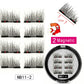 MB New 8Pcs Magnet Mink Lashes 100% Magnetic Eyelashes Natural Hair False Eye lashes 3D Fake Lash Fluffy Faux Cils magnetique