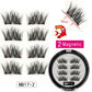 MB New 8Pcs Magnet Mink Lashes 100% Magnetic Eyelashes Natural Hair False Eye lashes 3D Fake Lash Fluffy Faux Cils magnetique