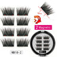 MB New 8Pcs Magnet Mink Lashes 100% Magnetic Eyelashes Natural Hair False Eye lashes 3D Fake Lash Fluffy Faux Cils magnetique