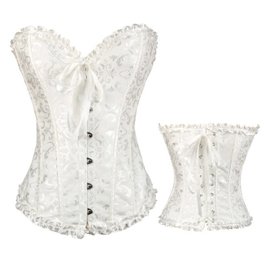 Color Shapewear Sexy Gothic Underbust Corset Women Lace Body Waist Plus Size Corsets Slimming Belt Black Trainer Shapers XS-6XL