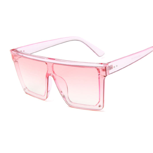 New Fashion Luxury Brand Square Sunglasses Women Vintage Oversize Sun Glasses Female Big Frame Shades Black Lady Uv400