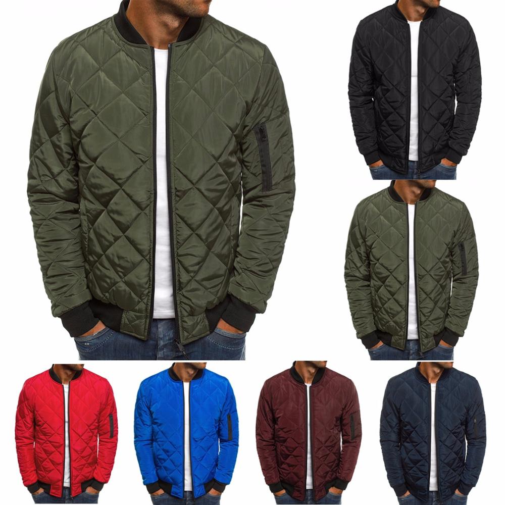 ZOGAA 2021 Mens Autumn Jacket Coat Wind Breaker Casual Plaid Men Parka Solid Color Outerwear Winter Jacket Overcoat Men New 2021