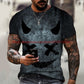 Funny pattern men&#39;s t-shirt horror O-neck t-shirt summer fashion top boy clothing large size streetwear men&#39;s hip hop 3D t shirt