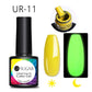 UR SUGAR 7.5ml Luminous Gel Nail Polish Glow In Dark Fluorescent Neon UV LED Nails Gel Soak Off Gel Varnish Nail Art Tools