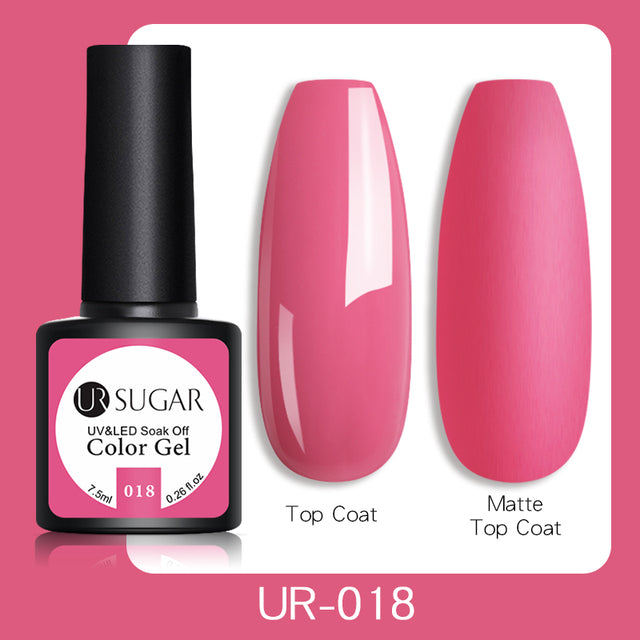 UR SUGAR 7.5ml Luminous Gel Nail Polish Glow In Dark Fluorescent Neon UV LED Nails Gel Soak Off Gel Varnish Nail Art Tools