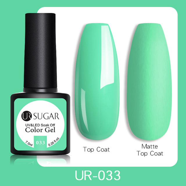 UR SUGAR 7.5ml Luminous Gel Nail Polish Glow In Dark Fluorescent Neon UV LED Nails Gel Soak Off Gel Varnish Nail Art Tools