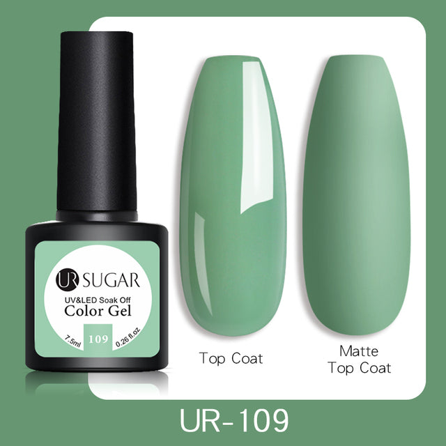 UR SUGAR 7.5ml Luminous Gel Nail Polish Glow In Dark Fluorescent Neon UV LED Nails Gel Soak Off Gel Varnish Nail Art Tools
