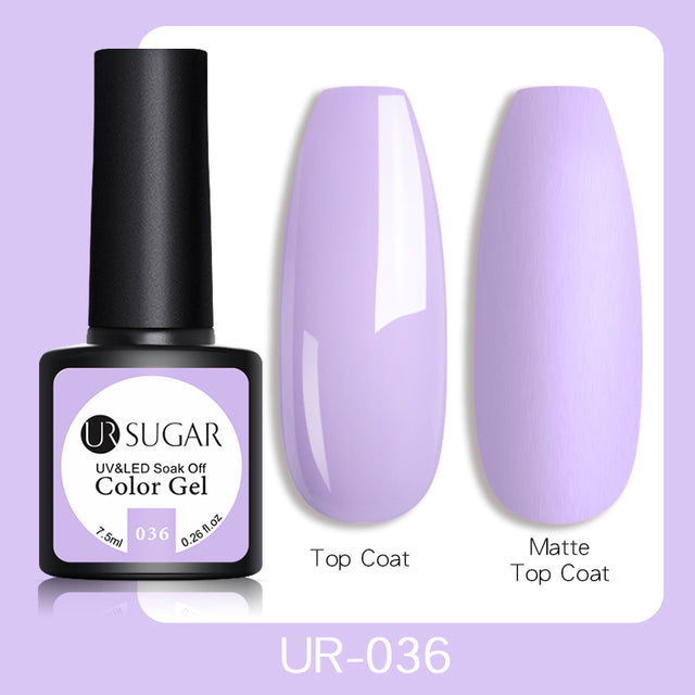 UR SUGAR 7.5ml Luminous Gel Nail Polish Glow In Dark Fluorescent Neon UV LED Nails Gel Soak Off Gel Varnish Nail Art Tools