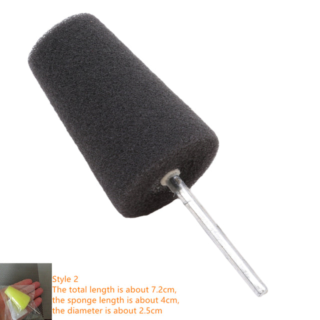 Auto Wheel Polishing Sponge Used for Electric Drill 3inch/ 4inch Burnishing Ball Polishing Cone Car Hub Buffing Sponge