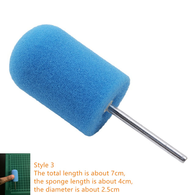 Auto Wheel Polishing Sponge Used for Electric Drill 3inch/ 4inch Burnishing Ball Polishing Cone Car Hub Buffing Sponge