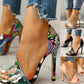 Women Pumps Sandals Shoes Sexy High Heels Ladies Party Stiletto &amp; Enlargers Female Wedding Snake Print Heels Zapatos Ui Hot