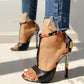 Women Pumps Sandals Shoes Sexy High Heels Ladies Party Stiletto &amp; Enlargers Female Wedding Snake Print Heels Zapatos Ui Hot
