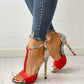 Women Pumps Sandals Shoes Sexy High Heels Ladies Party Stiletto &amp; Enlargers Female Wedding Snake Print Heels Zapatos Ui Hot
