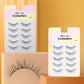 5 Pairs/set 3d Mink Eyelashes Make Up Curling Eyelashes Soft Wispy long Cross False Eyelashes Reusable Eyelash Wholesale 2021