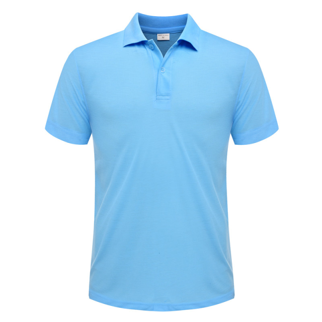 Solid Color Lapel POLO Shirt Summer Fashion Breathable Men and Women Short-Sleeved Top Custom Embroidery Printing LOGO 2021 NEW