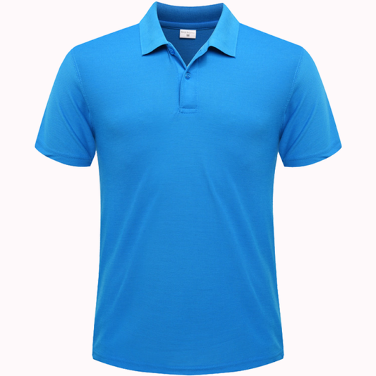 Solid Color Lapel POLO Shirt Summer Fashion Breathable Men and Women Short-Sleeved Top Custom Embroidery Printing LOGO 2021 NEW