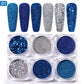 Neon Nail Powder Pigment Set Fluorenscence Spangle Nail Glitter Make Up sparkle Shining Chrome Dust Decoration