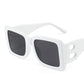 Classic Black Luxury Brand Women&#39;s sunglasses Ladies Trendy Designer Square Sun Glasses Retro B-Decorative Shades Eyewear UV400