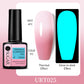 UR SUGAR 7.5ml Luminous Thermal Gel Nail Polish 2 In 1 Color Changing Glow in Dark Soak Off Manicuring UV Gel Nail Art Varnish