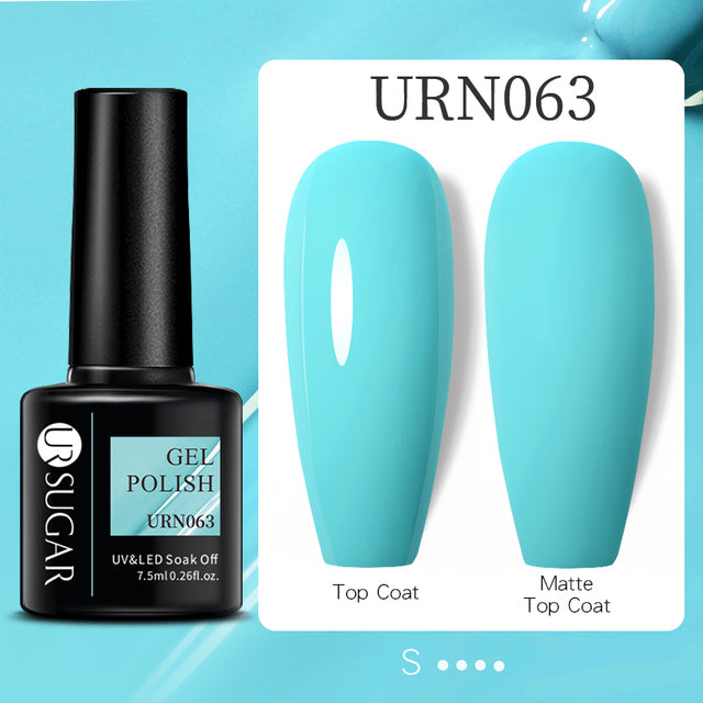 UR SUGAR 7.5ml Luminous Thermal Gel Nail Polish 2 In 1 Color Changing Glow in Dark Soak Off Manicuring UV Gel Nail Art Varnish