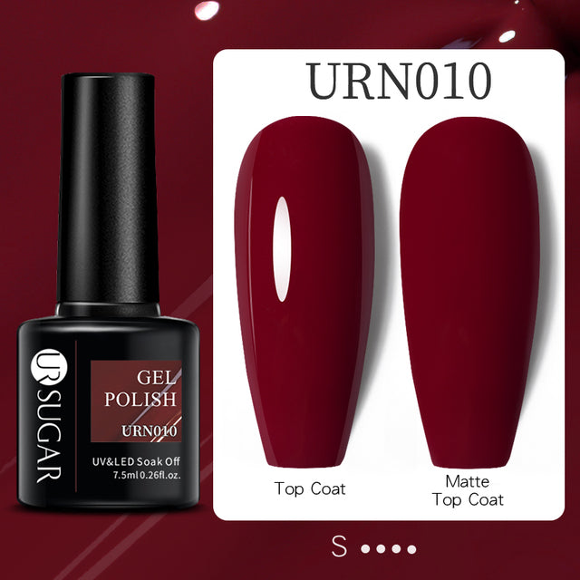 UR SUGAR 7.5ml Luminous Thermal Gel Nail Polish 2 In 1 Color Changing Glow in Dark Soak Off Manicuring UV Gel Nail Art Varnish