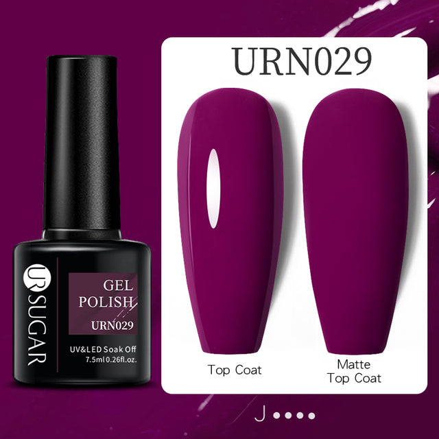 UR SUGAR 7.5ml Luminous Thermal Gel Nail Polish 2 In 1 Color Changing Glow in Dark Soak Off Manicuring UV Gel Nail Art Varnish