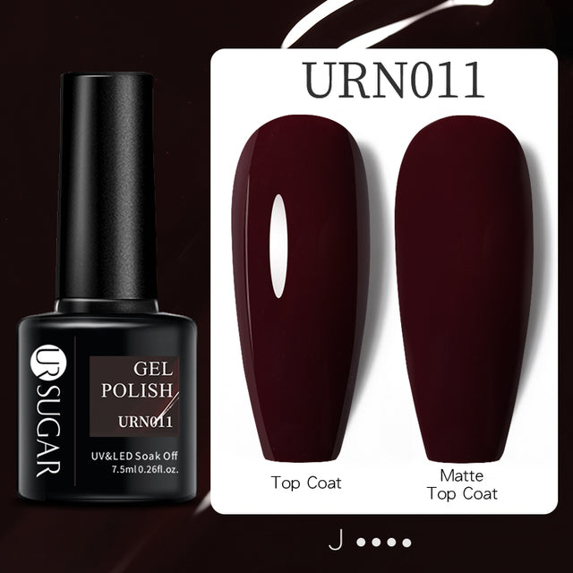 UR SUGAR 7.5ml Luminous Thermal Gel Nail Polish 2 In 1 Color Changing Glow in Dark Soak Off Manicuring UV Gel Nail Art Varnish