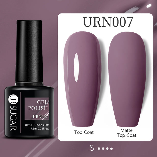UR SUGAR 7.5ml Luminous Thermal Gel Nail Polish 2 In 1 Color Changing Glow in Dark Soak Off Manicuring UV Gel Nail Art Varnish