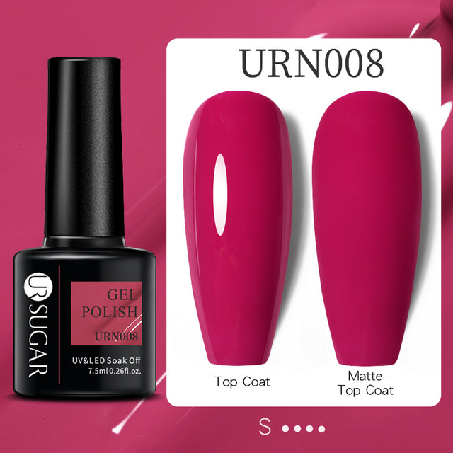 UR SUGAR 7.5ml Luminous Thermal Gel Nail Polish 2 In 1 Color Changing Glow in Dark Soak Off Manicuring UV Gel Nail Art Varnish